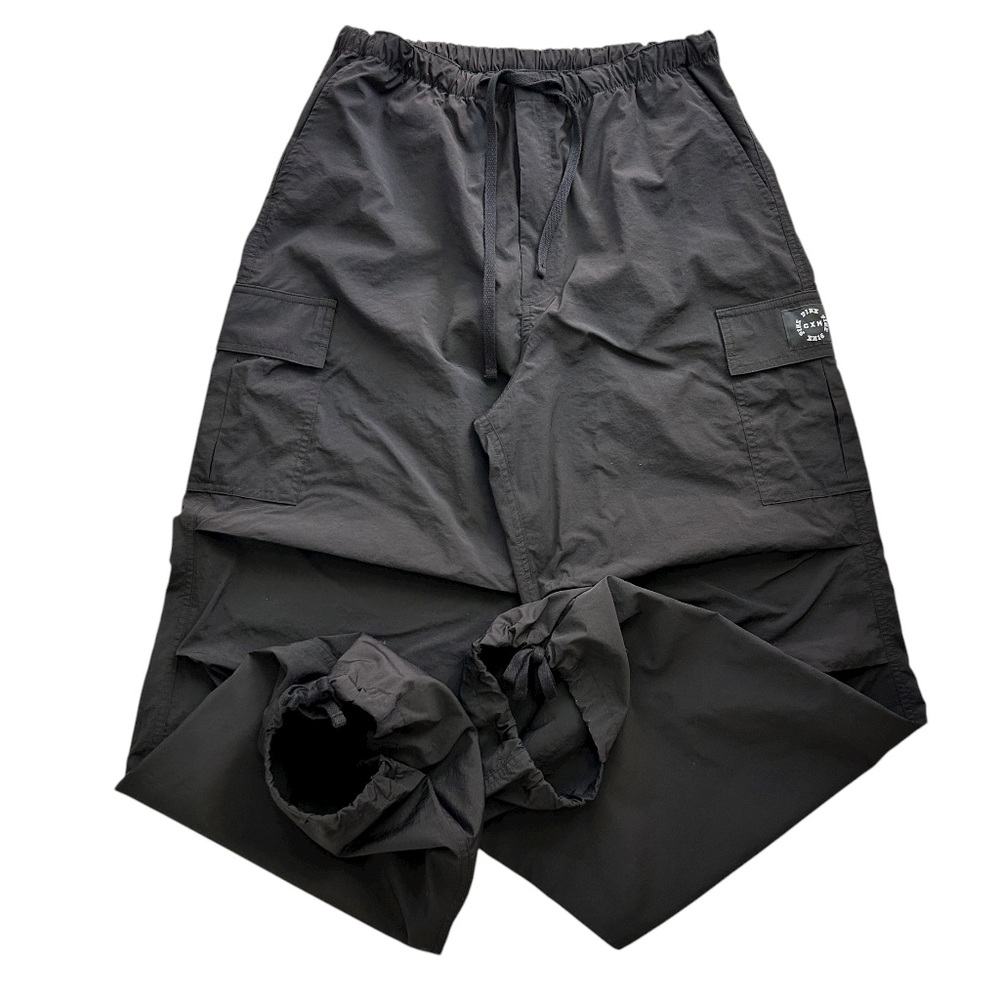 VICTORIA’S SECRET PINK CHLOE X HALLE Women’s Parachute Pants Black Athleisure M - Picture 7 of 11
